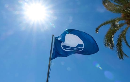 Blue flags on the southern Costa Blanca